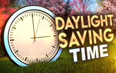 Daylight Saving Time will be this Saturday
