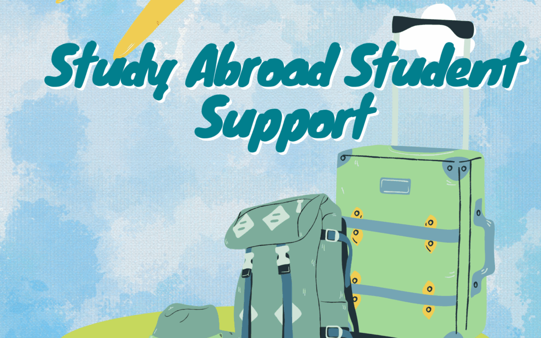 This Monday will be our Student Support Seminar on Cultural Adaptation.  It will take place from 7 – 8, in Room 3 of the ICS.