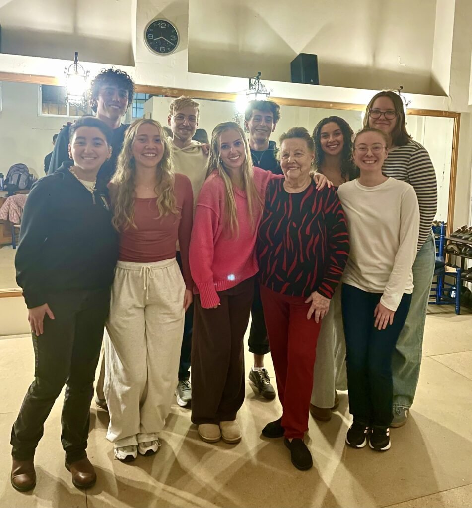 Sevillanas dance class at ICS