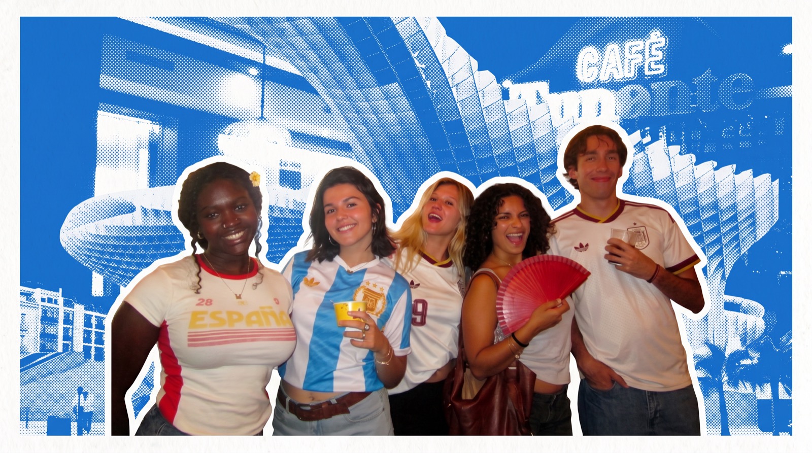 ICS students at Las Setas — Seville collage
