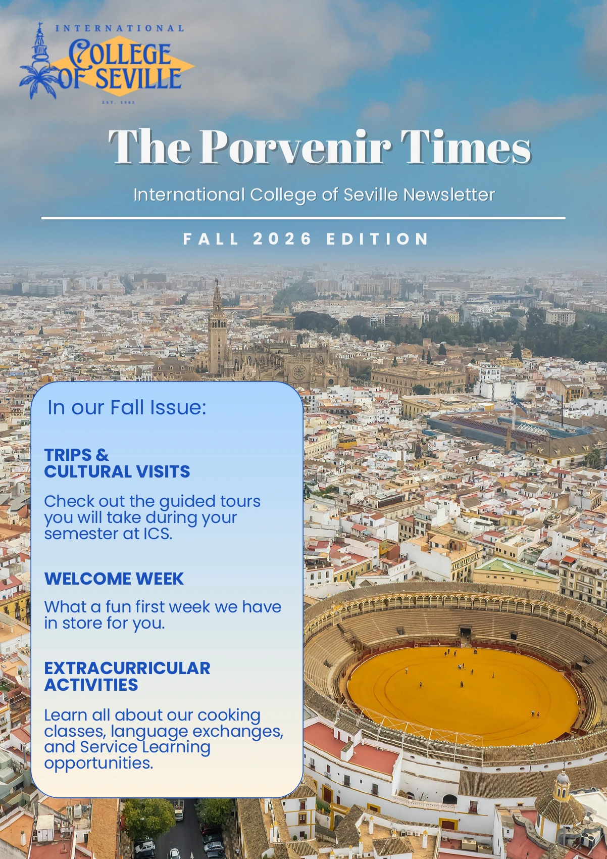 The Porvenir Times, Fall 2026: Cover. Full text available in Text view.