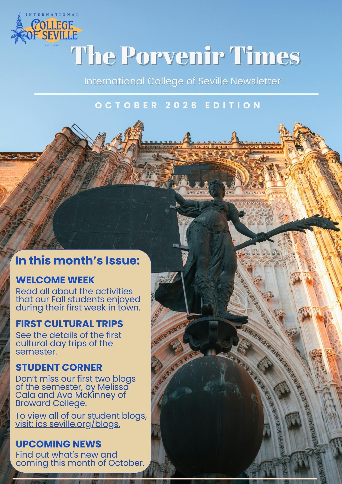 Cover of The Porvenir Times, October 2026 edition