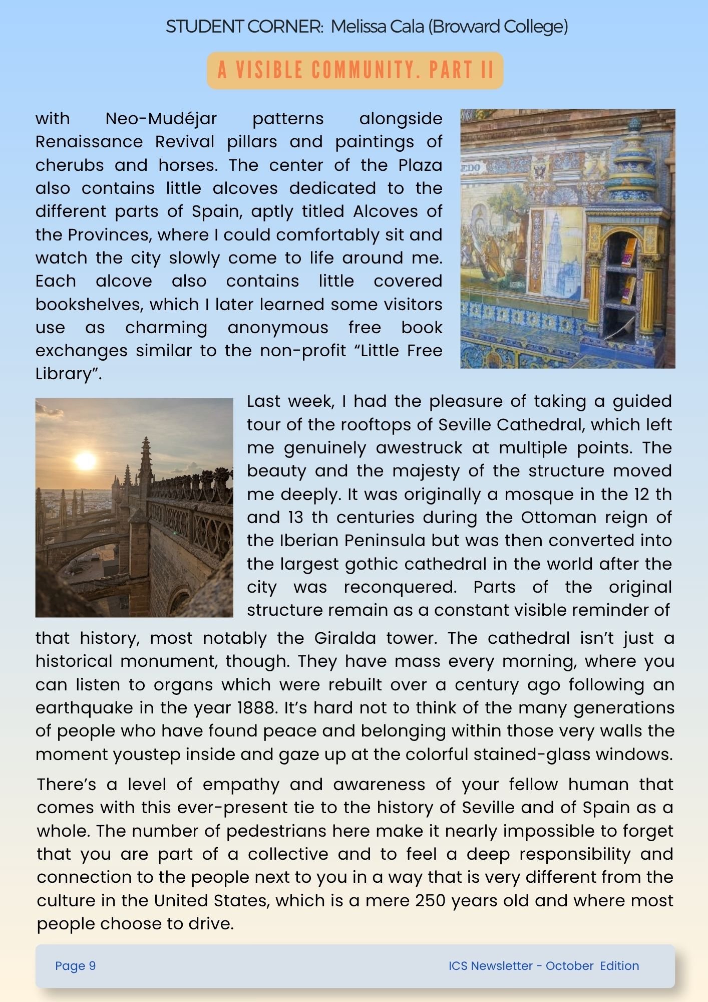 The Porvenir Times, October 2026: Page 9. Full text available in Text view.